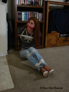 tucsontied.com - Stacie Snow Tied And Gagged in White Heels! thumbnail
